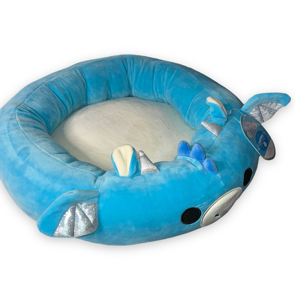 NEW Squishmallows Devin the Dragon Small Pet Bed Small Dog / Cat Bed Approx 20” - Picture 7 of 8